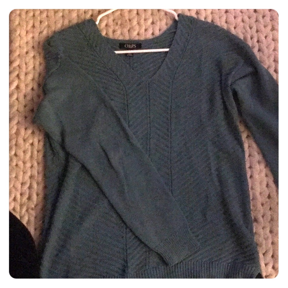 V-Neck Knit Sweater